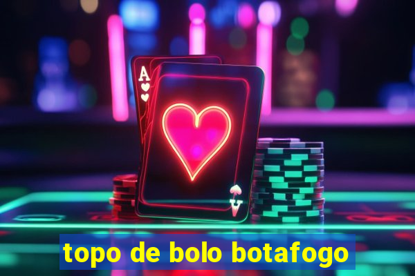 topo de bolo botafogo